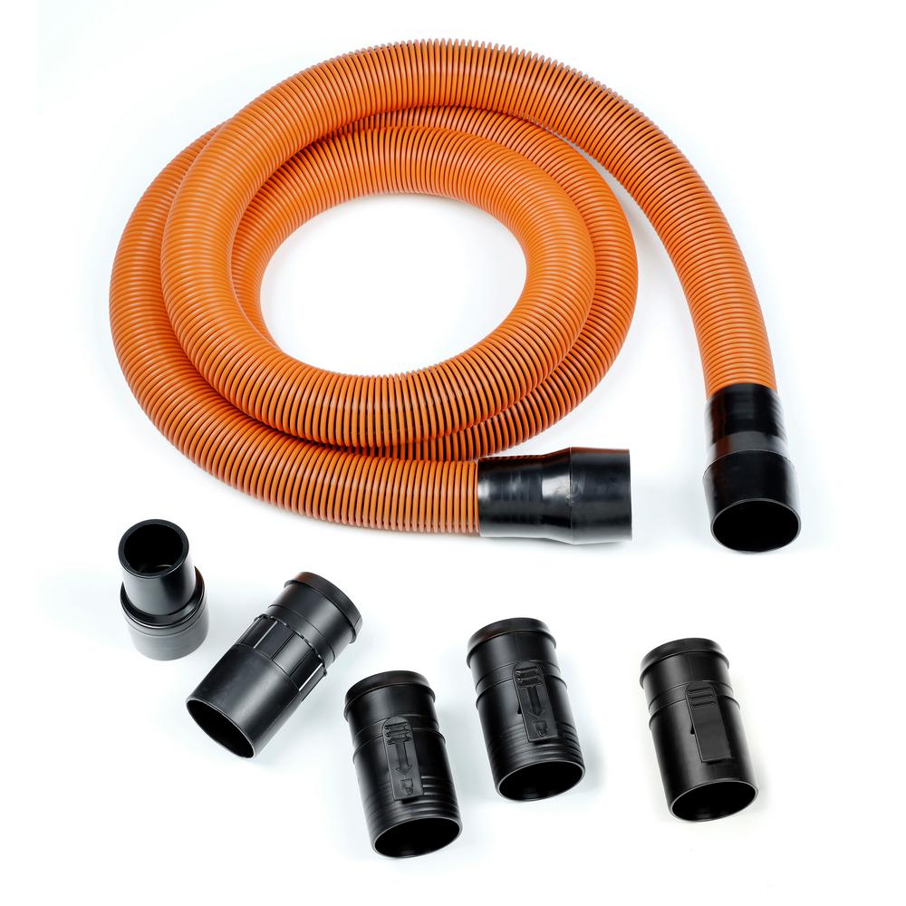 1-7/8 in. x 10 ft. Pro-Grade Locking Vacuum Hose Kit for RIDGID Wet/Dry Shop Vacuums