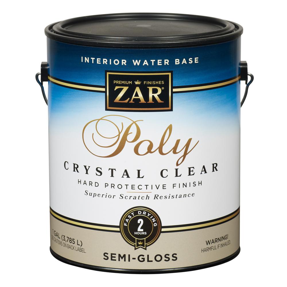 ZAR 345 1G SemiGloss Crystal Clear Water Based Polyurethane209096
