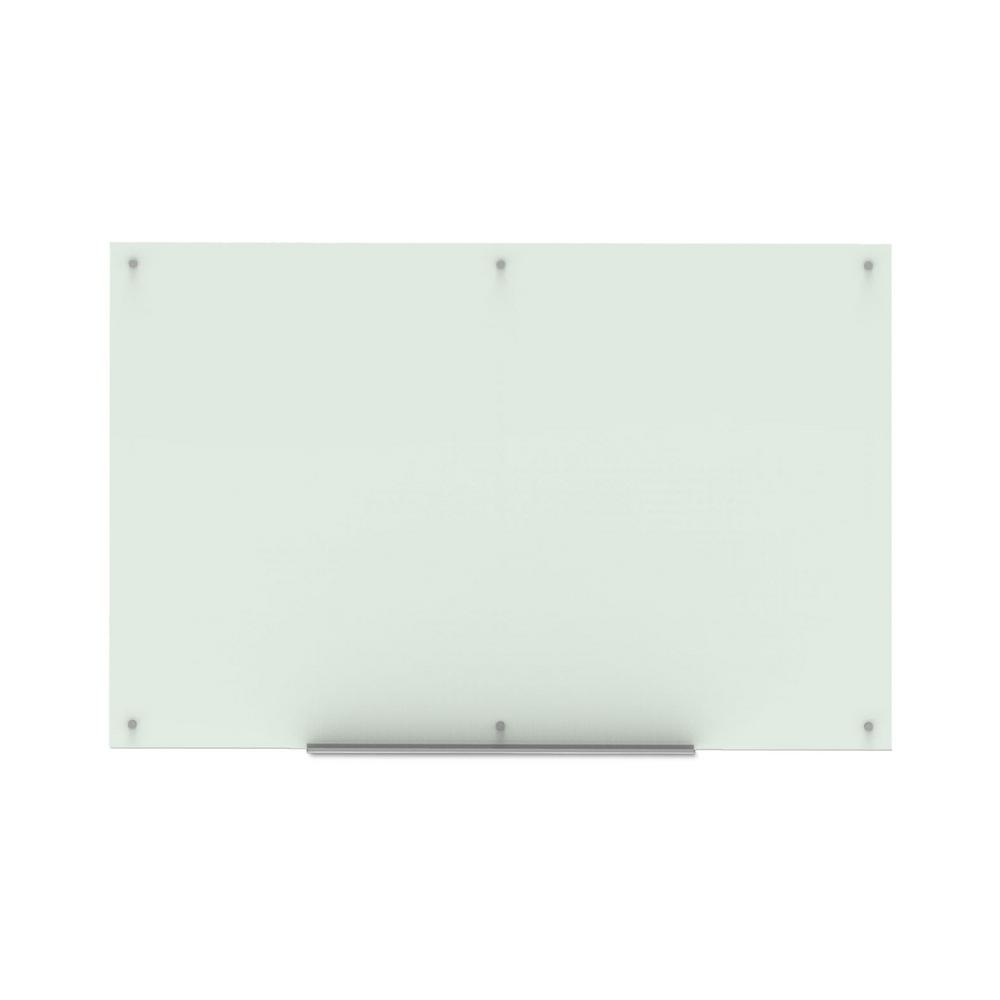 Luxor 72 in. x 48 in. Wall Mounted Glass BoardWGB7248M The Home Depot