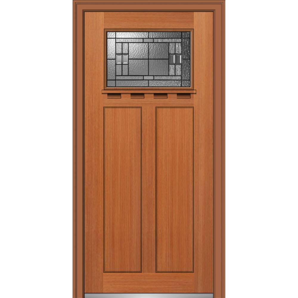 Dark Brown Wood - Front Doors - Exterior Doors - The Home Depot