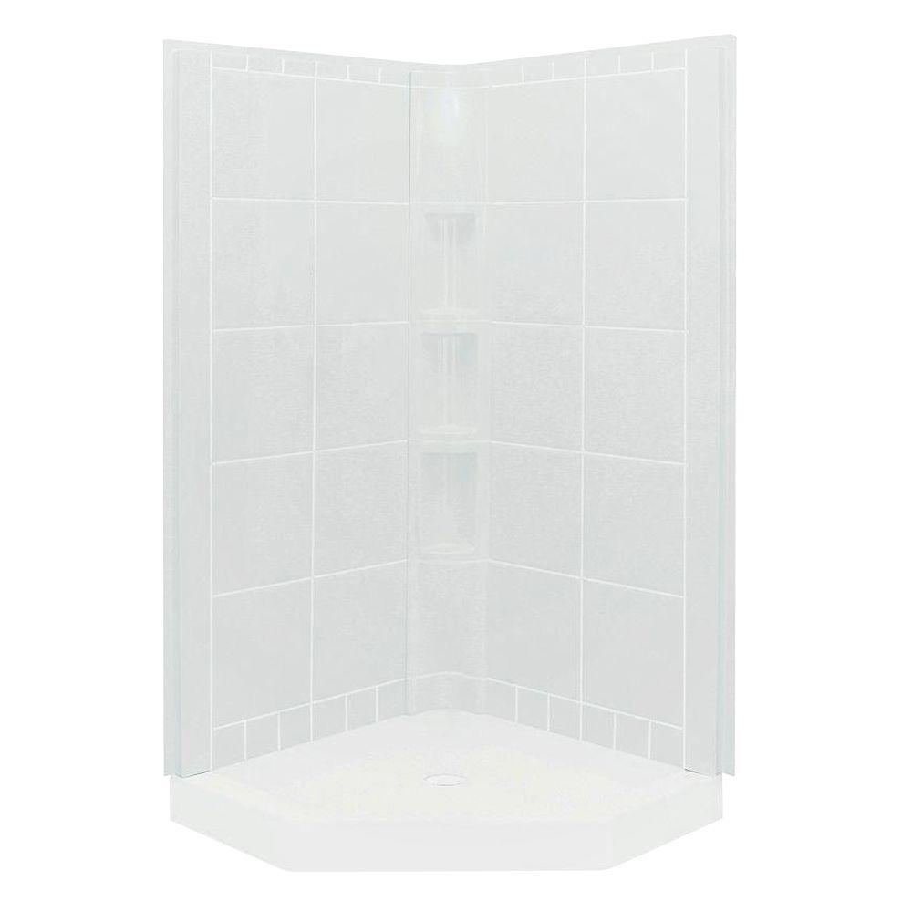 STERLING Intrigue 401/4 in. x 401/4 in. x 751/2 in. 2piece Direct