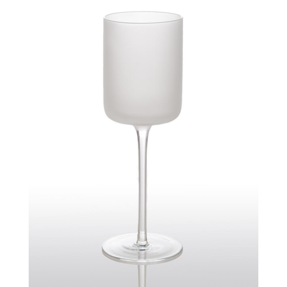 frosted champagne flutes