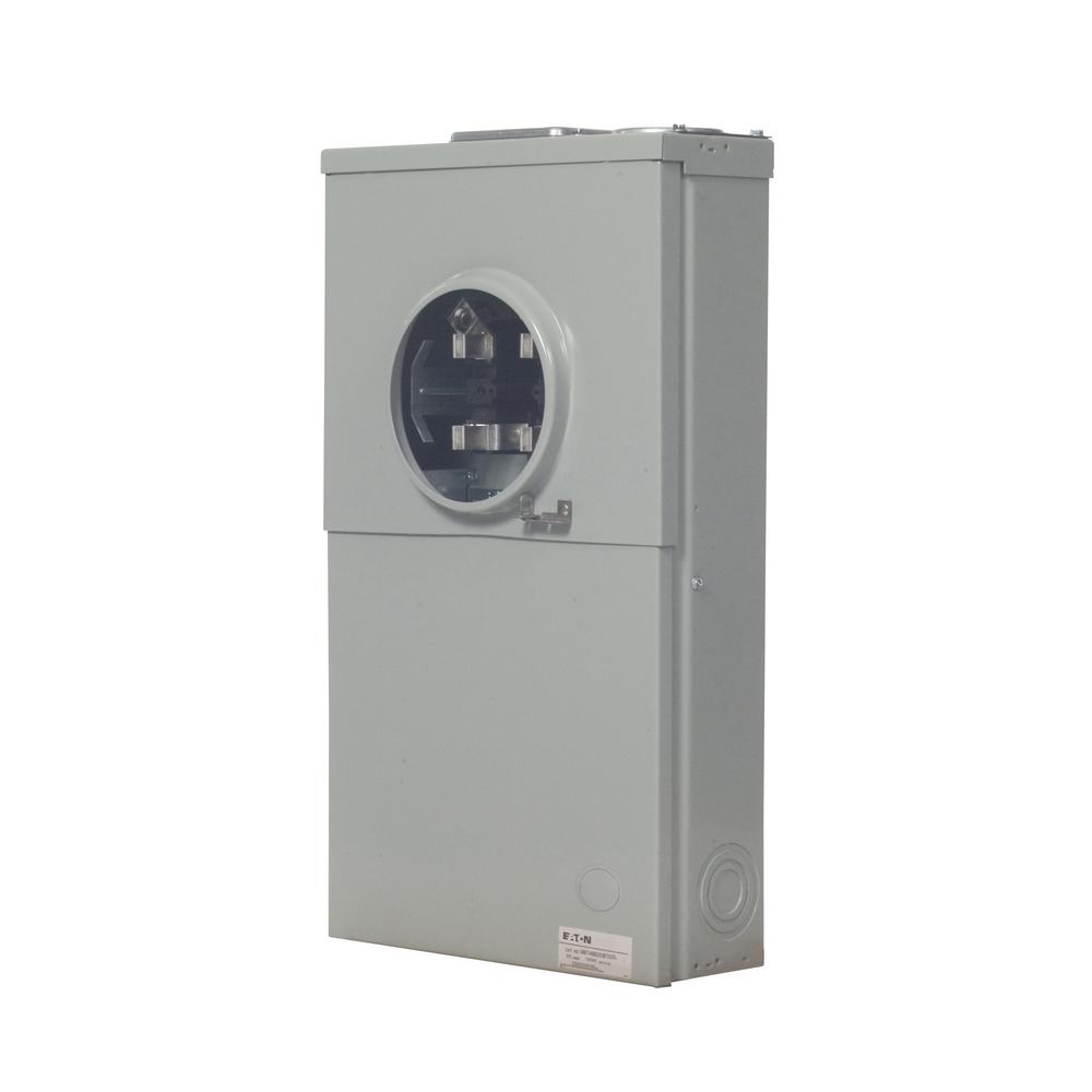 Eaton 200 Amp 4Space 8Circuit Main Breaker Meter Breaker Panel with