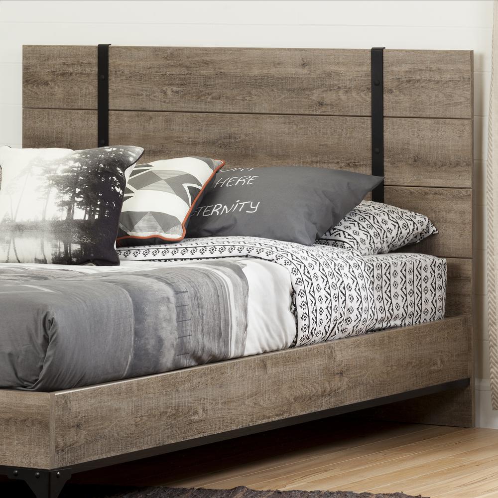 South S Valet Weathered Oak Full Queen Headboard 10499 The South S Valet Weathered Oak Full Queen Headboard 10499 The Home Depot