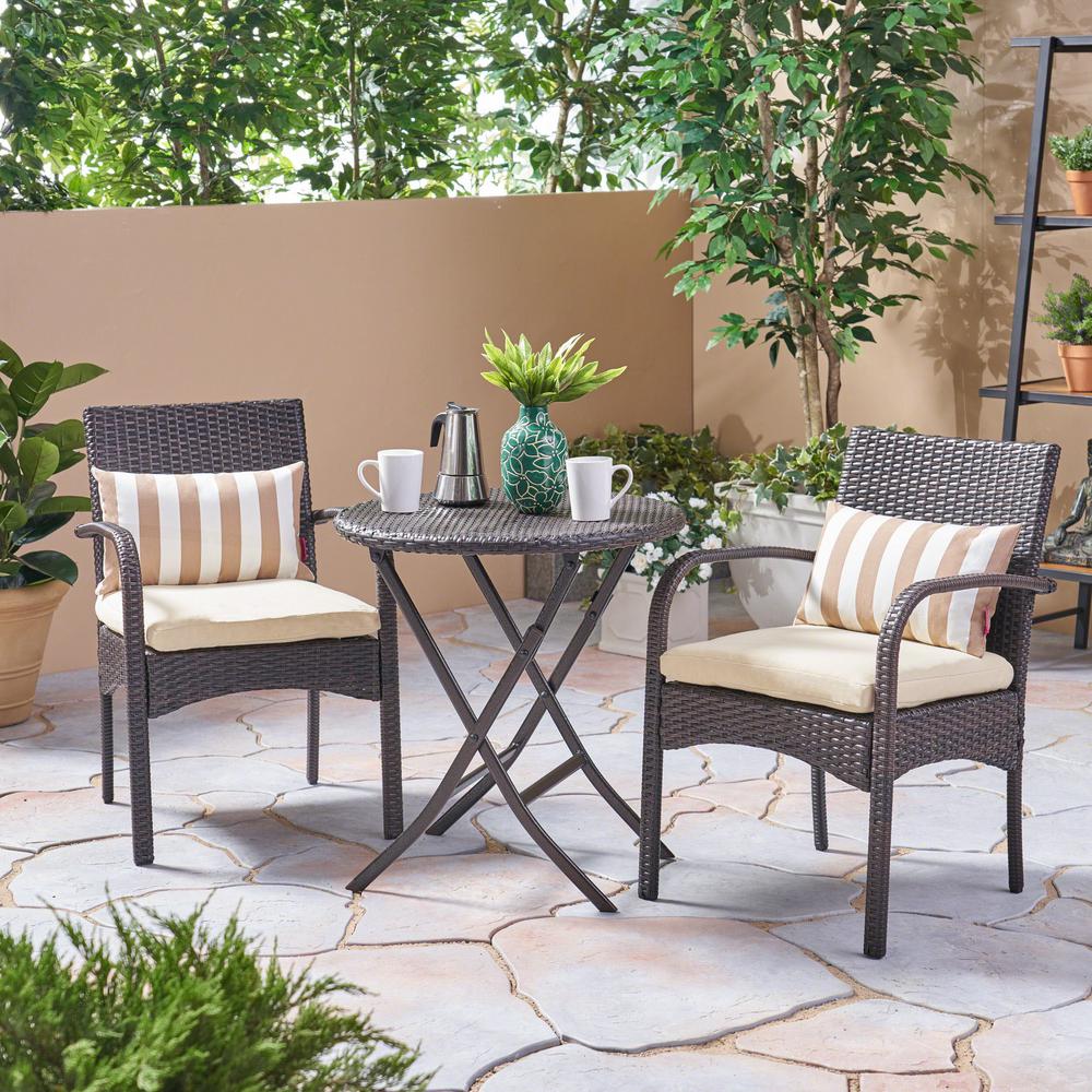 bistro set outdoors