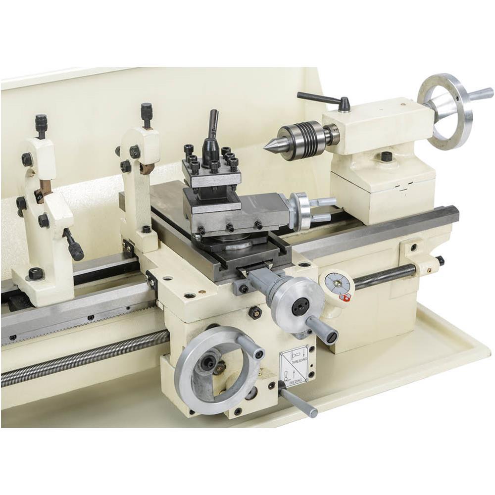 Shop Fox 9 In X 19 In 110 Volt 3 4 Hp Bench Top Metal Lathe