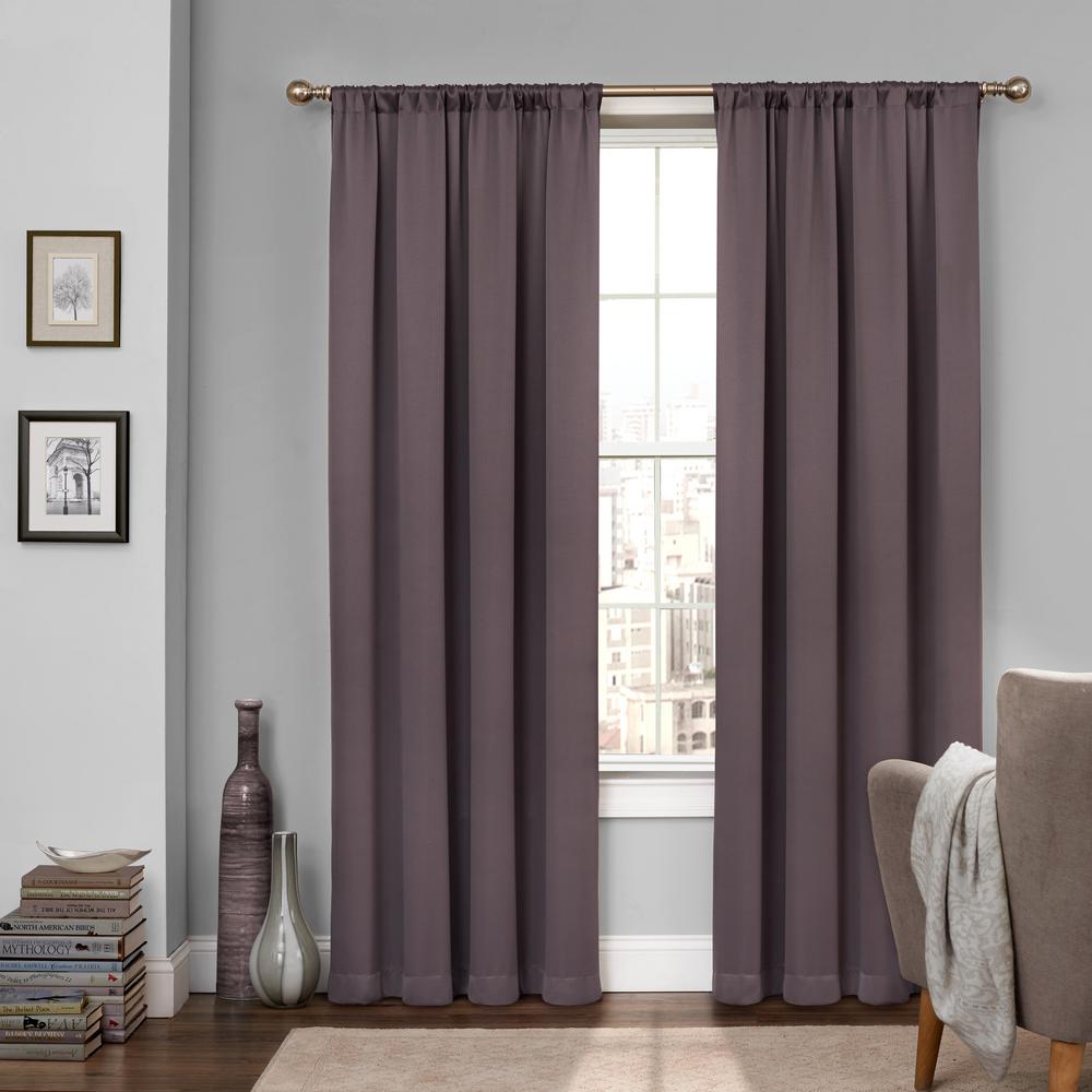 Eclipse Blackout Curtains Gray Window Treatments Compare S Eclipse Tricia 84 In L Polyester Rod Pocket Thermapanel