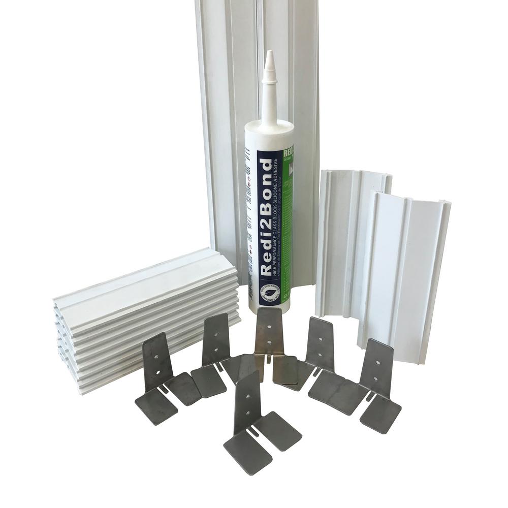 ProVantage 3 in.Thick Series Silicone System Glass Block Installation