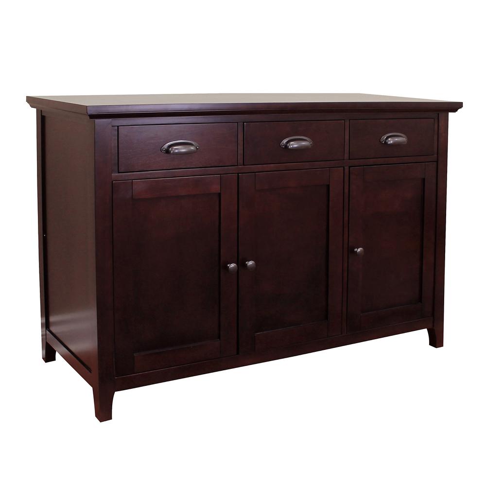 Donnieann Lindendale Espresso Sideboard Buffet Table 714160 Donnieann Lindendale Espresso Sideboard Buffet Table 714160