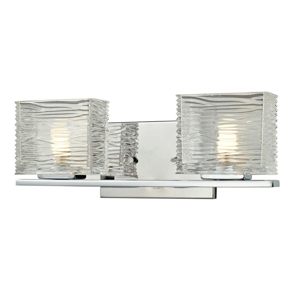 Filament Design Pure 2Light Chrome Bath Vanity LightCLIJB027976