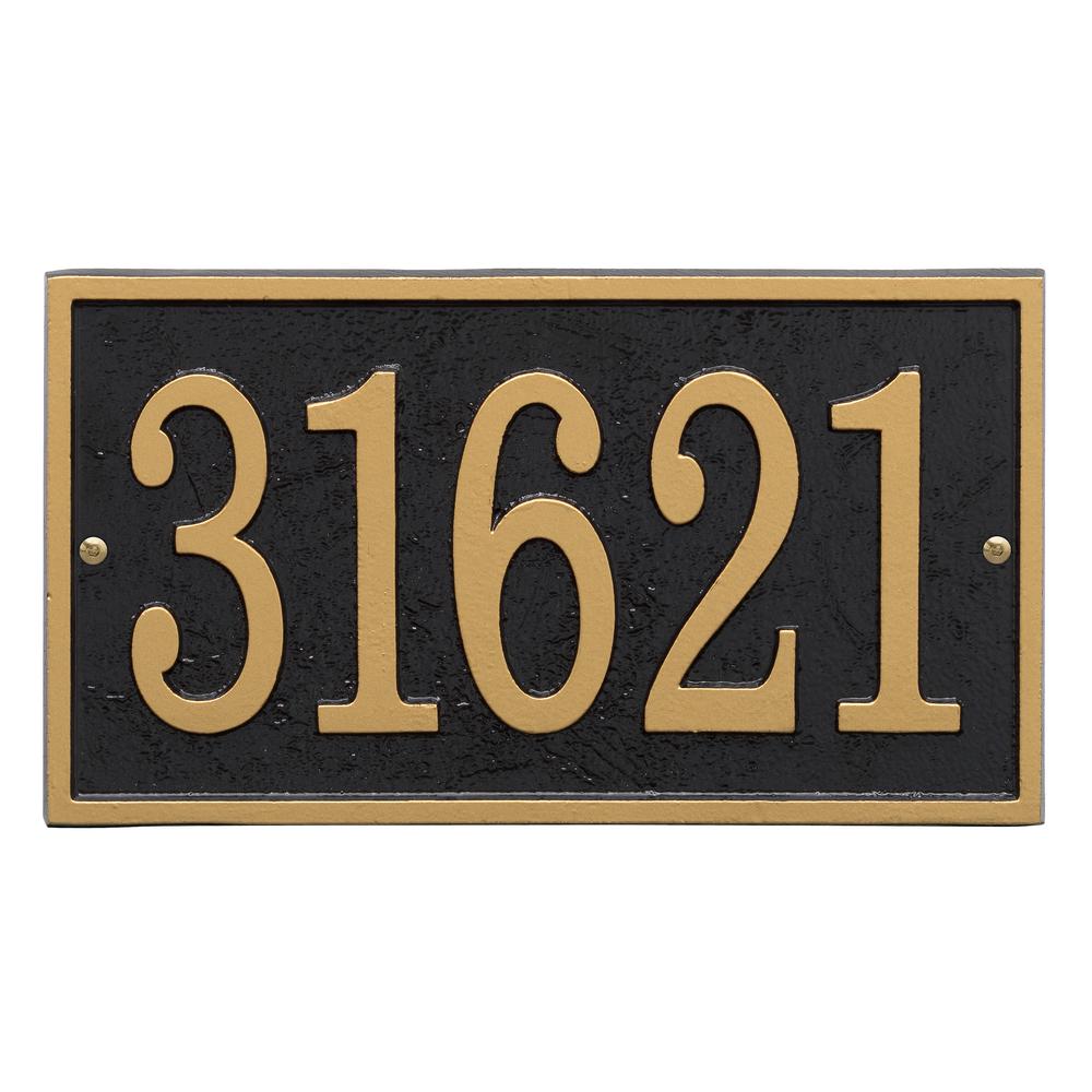 house number plaque modern