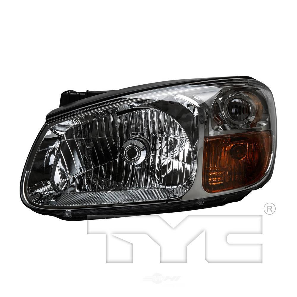 Tyc Headlight Assembly 2007 2009 Kia Spectra 2 0l 20 11848 00 1 The Home Depot