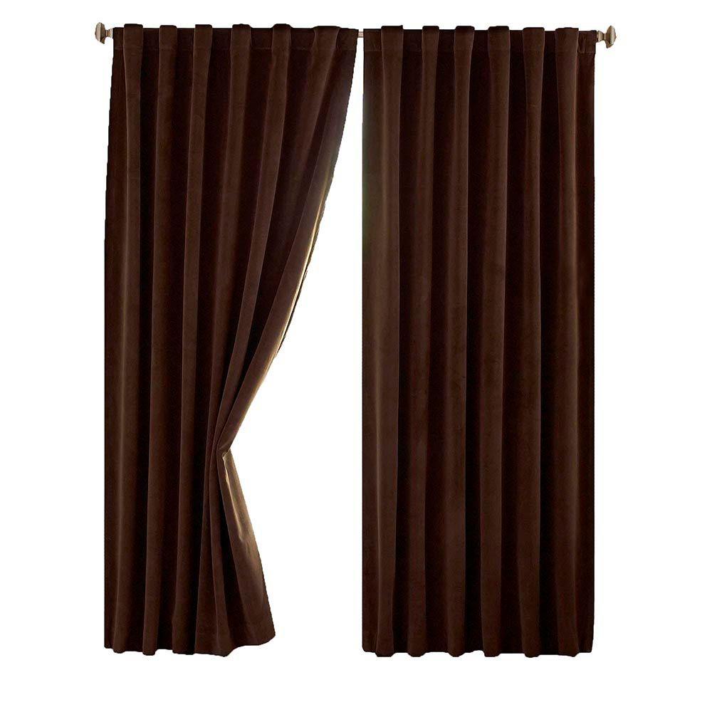 chocolate brown curtains argos