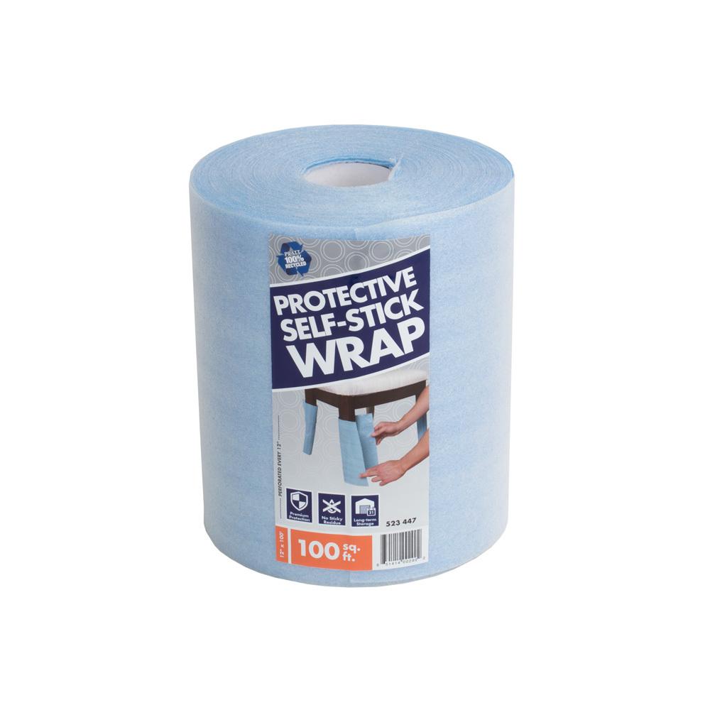 Stretch Wrap Ng Supplies The Home Depot Self Stick Furniture Foam Wrap