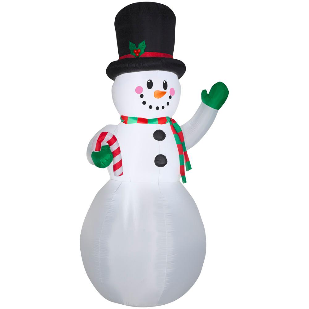 Disney Gemmy Frozen Christmas Inflatable 11 Giant Olaf with Snowflake Outdoor Decoration Airblown Inflatable