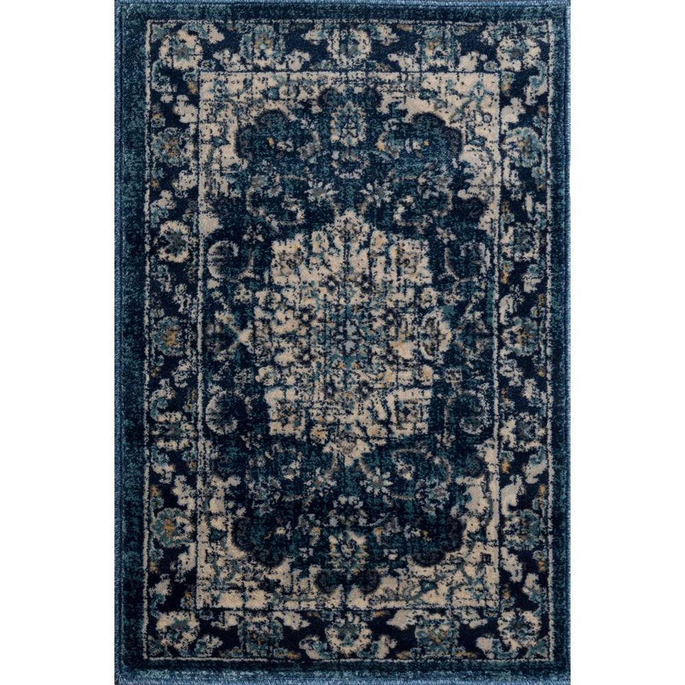 Tayse Rugs Journey Navy 2 ft. x 3 ft. Area RugJRN1107 2x3 The Home Depot