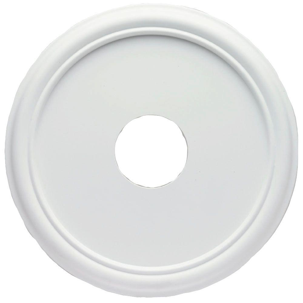 Westinghouse 16 in. Smooth White Finish Ceiling Medallion7773200 The