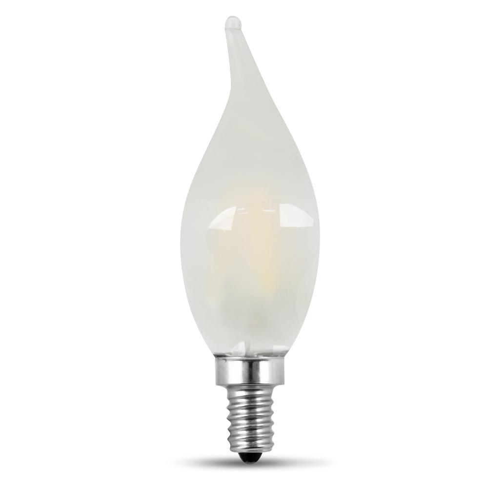 Feit Electric 40-Watt Equivalent (2700K) CA10 Candelabra Dimmable Filament LED... by Feit Electric
