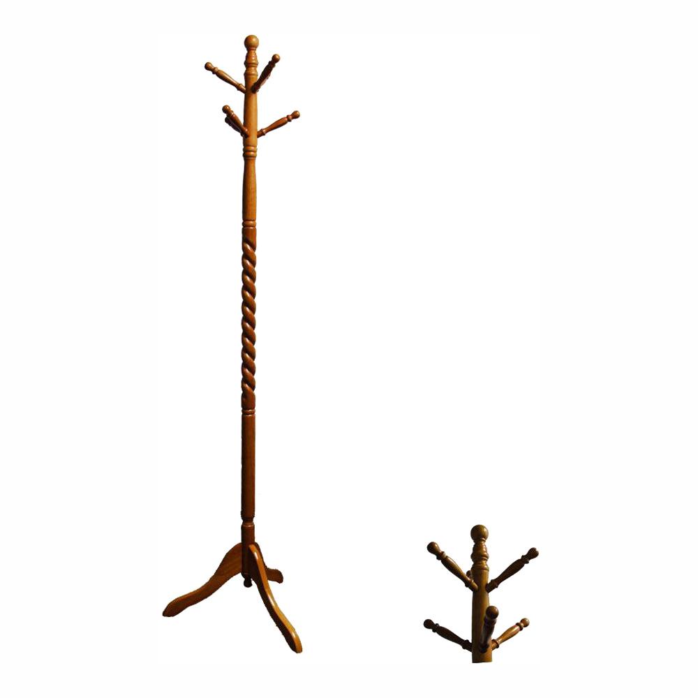ORE INTERNATIONAL Twist Natural 6Hook Coat RackN10061NA The Home Depot