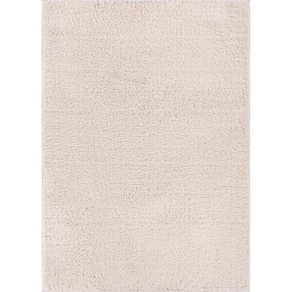 Well Woven Madison Plain Vanilla 7 Ft X 10 Modern Solid Area Rug
