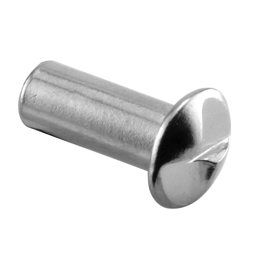 PrimeLine 1024 x 5/8 in. Chrome One Way Barrel Nut (100Pack)651