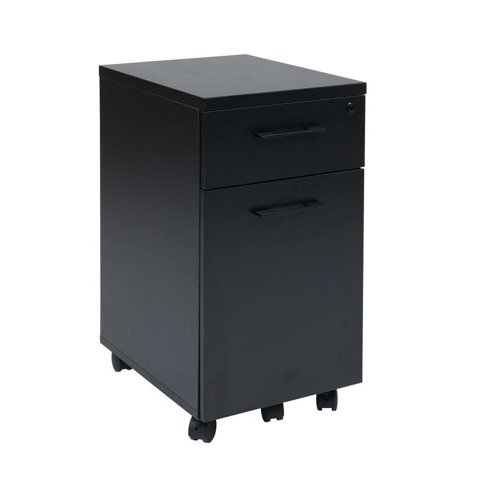 Office Star Products Black File Cabinet Prd3085 Blk The Home Depot