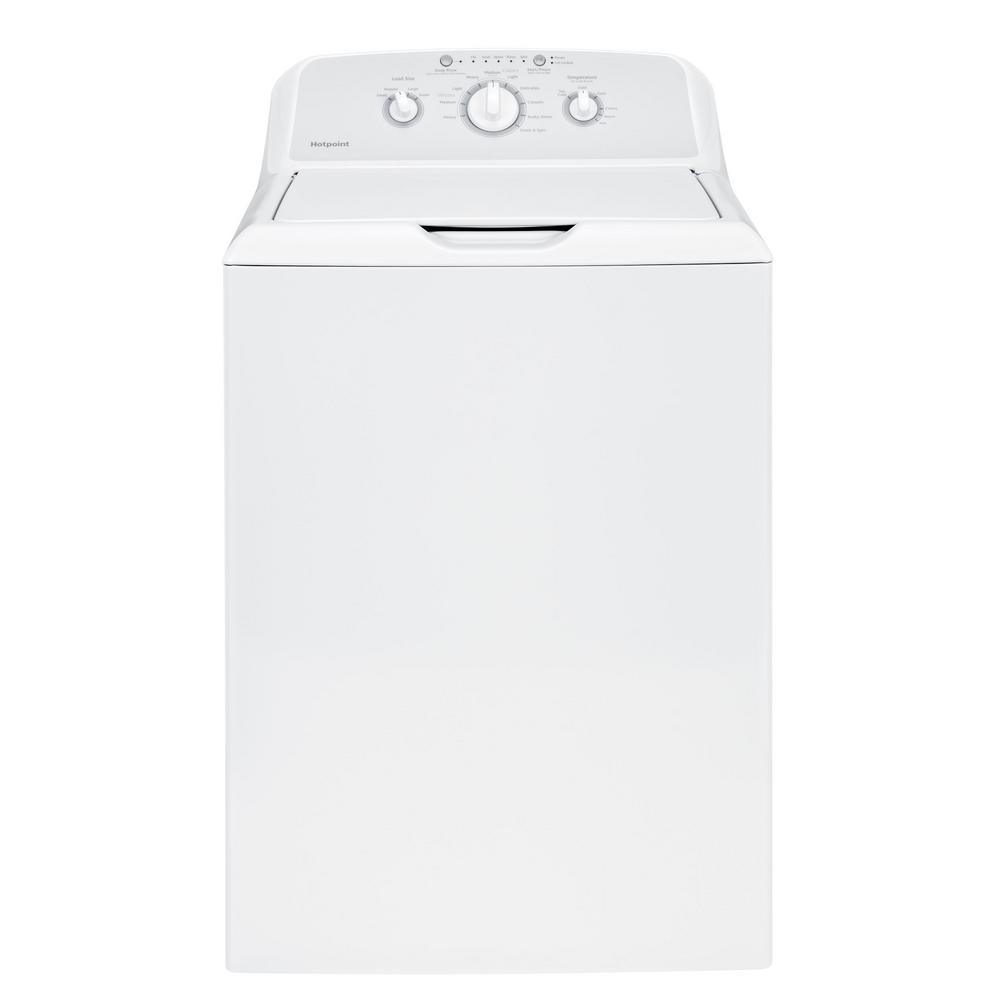 Hotpoint 3.8 cu. ft. White Top Load Washing Machine with ...