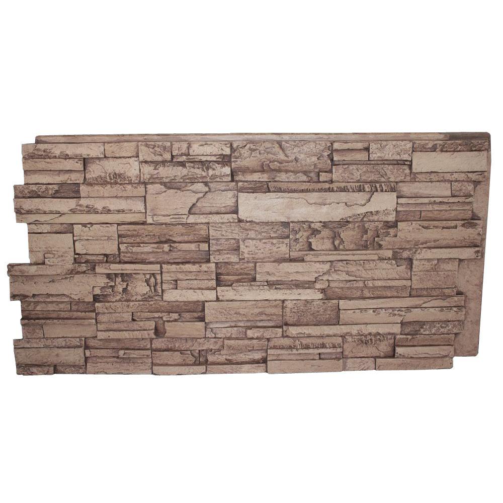 Superior Building Supplies Cinnamon 24 In X 48 In X 1 1 4 In Faux   Cinnamon Superior Building Supplies Faux Stone Hd Ken2448 C 64 1000 