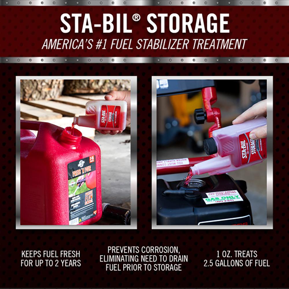 Sta Bil Storage Fuel Stabilizer 8 Oz Treats 20 Gallons Of Fuel 22208 The Home Depot