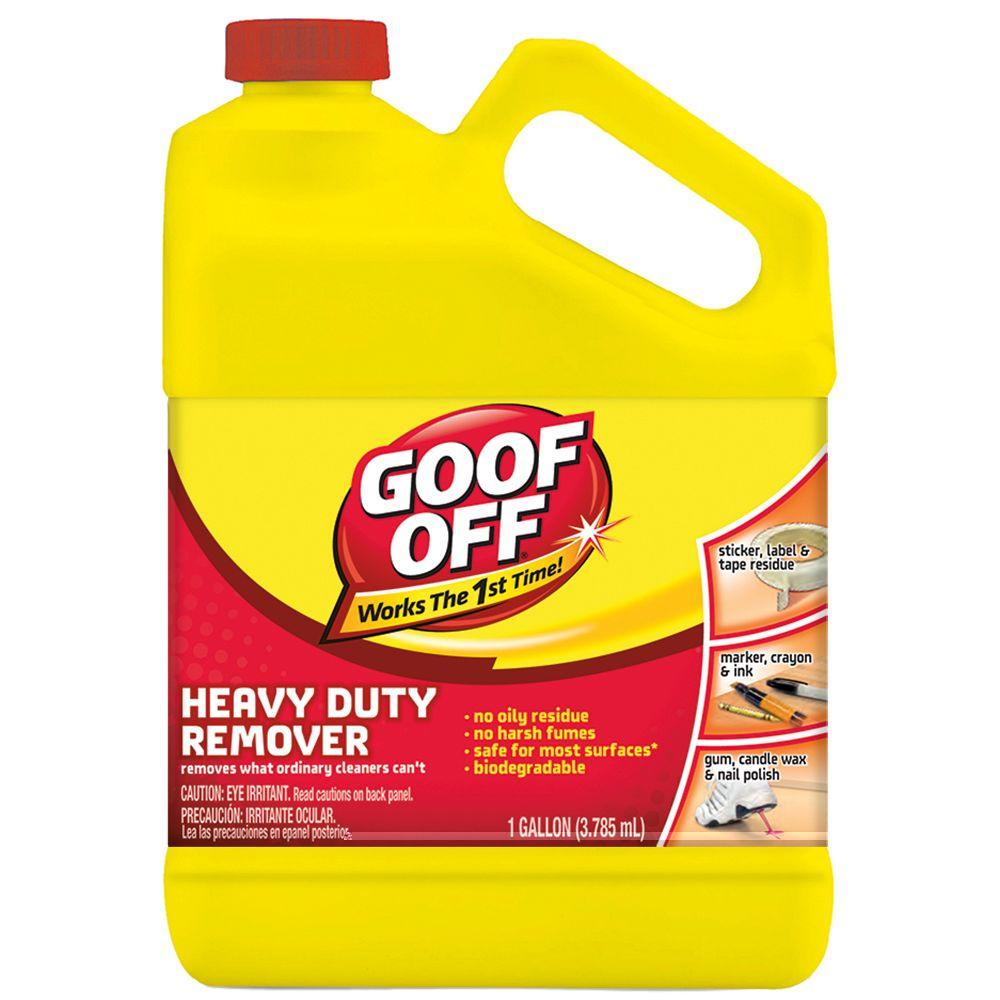 Goof Off 1 Gal Heavy Duty Cleaner Fg722 The Home Depot Heavy Duty Cleaner