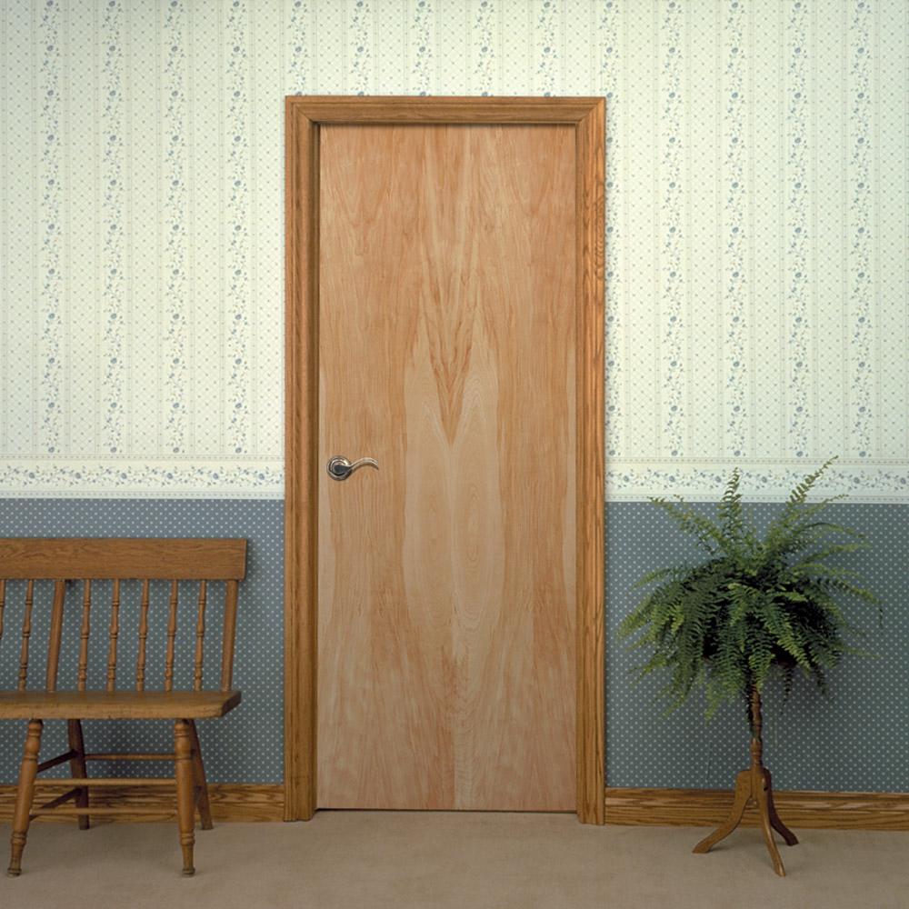 Masonite 30 In X 78 In Smooth Flush Hardwood Hollow Core