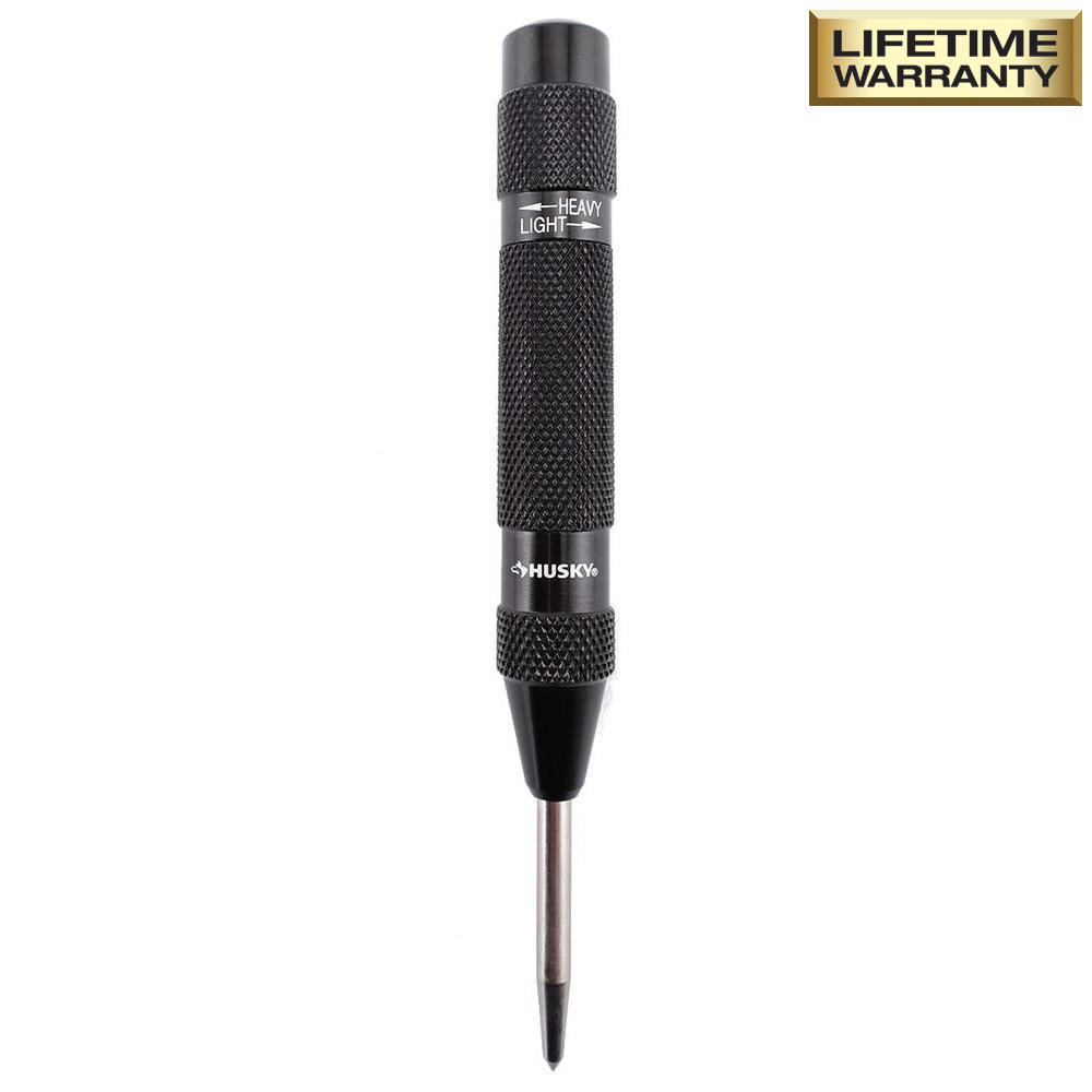 Husky 6 in. Automatic Center Punch70079H The Home Depot