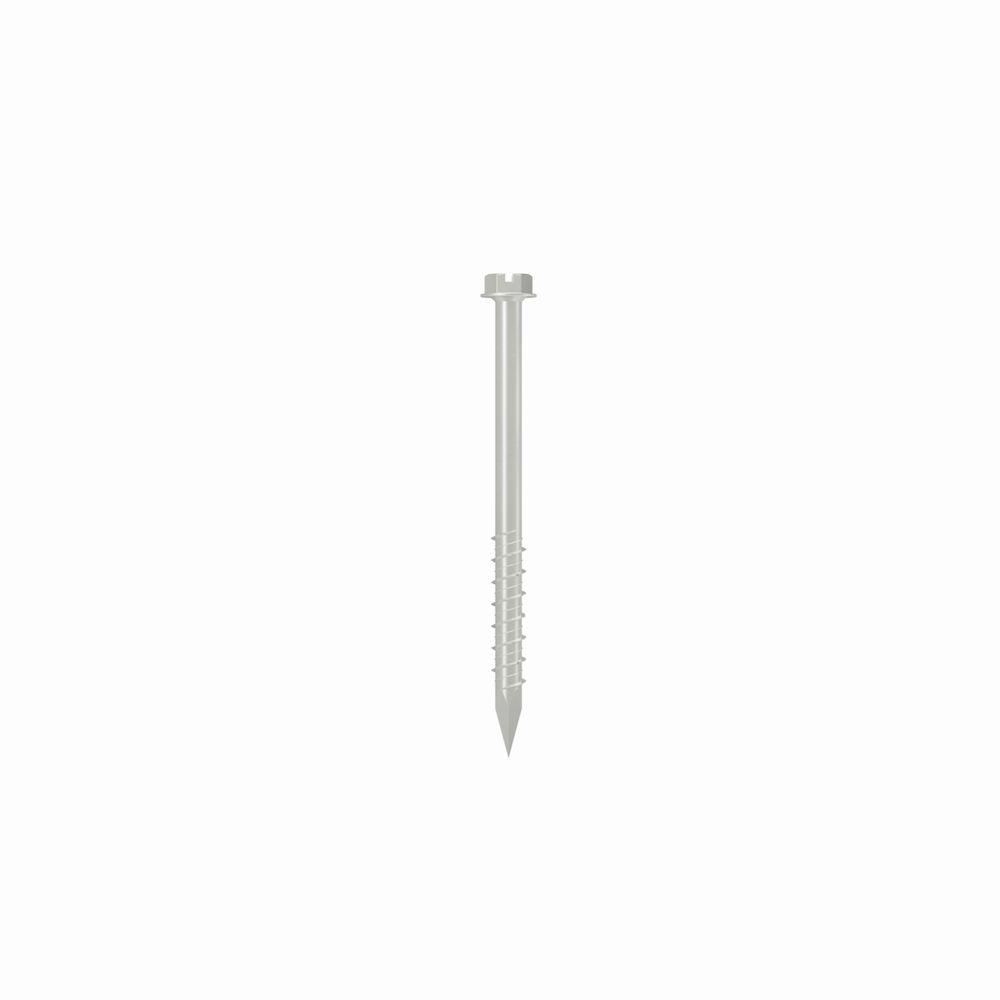 Simpson Strong-Tie TNTW25214TF Titen Turbo T-25 White 1//4 x 2-1//4 100ct