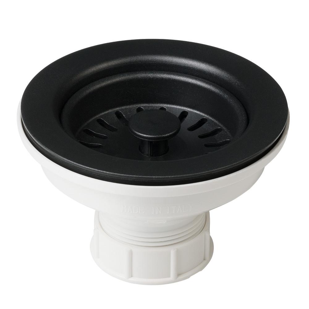 KRAUS Kitchen Sink Strainer in Black