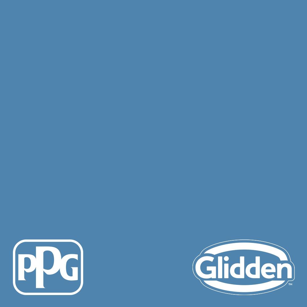 Glidden Premium 1 gal. PPG11615 Ship's Harbor Satin Interior Latex