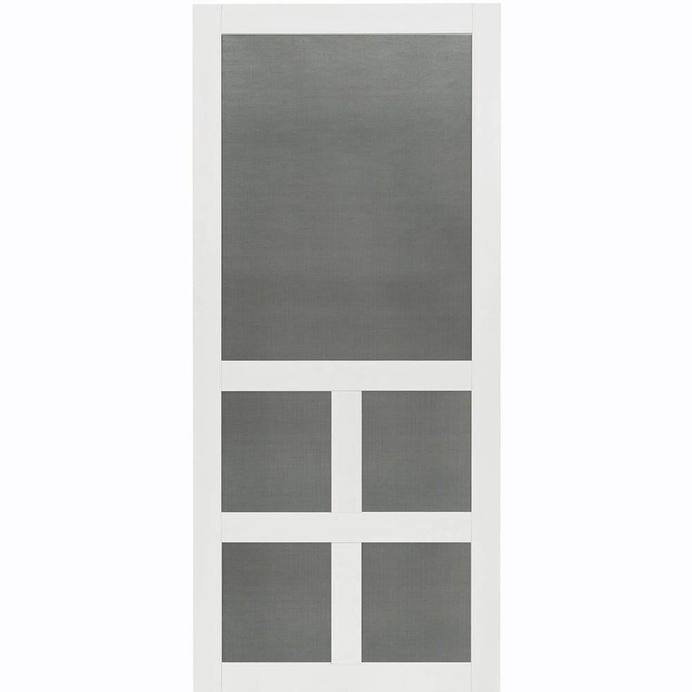 Kimberly Bay 31.68 in. x 79.75 in. Victoria White Vinyl