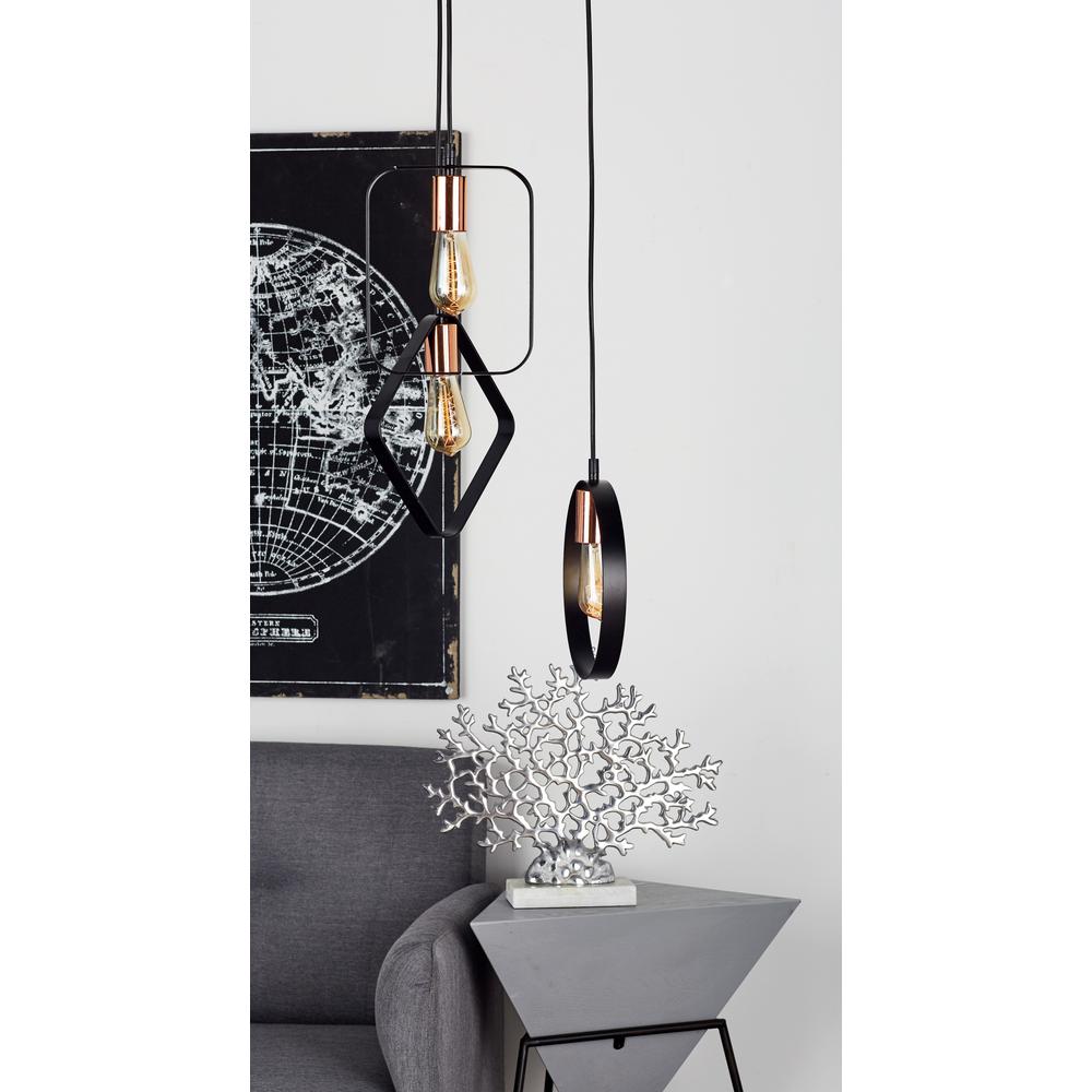 geometric lighting geometrical silver pendant light with 3geometric band frame litton lane 12 in geometric lighting geometrical silver pendant light with 3geometric band frame litton lane 12 in