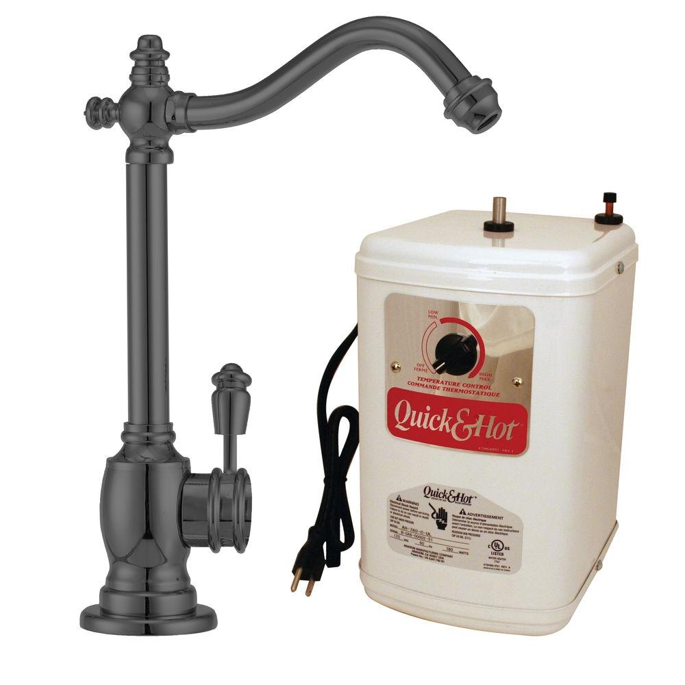 Westbrass Victorian SingleHandle Hot and Cold Water Dispenser Faucet in Oil Rubbed Bronze with