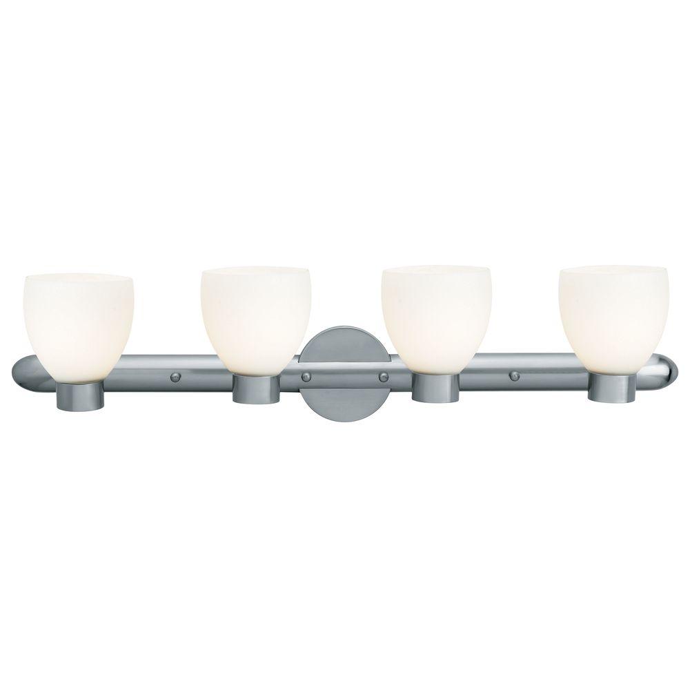 Kenroy Home Legacy 4Light Brushed Steel Wall Vanity Light80414BS