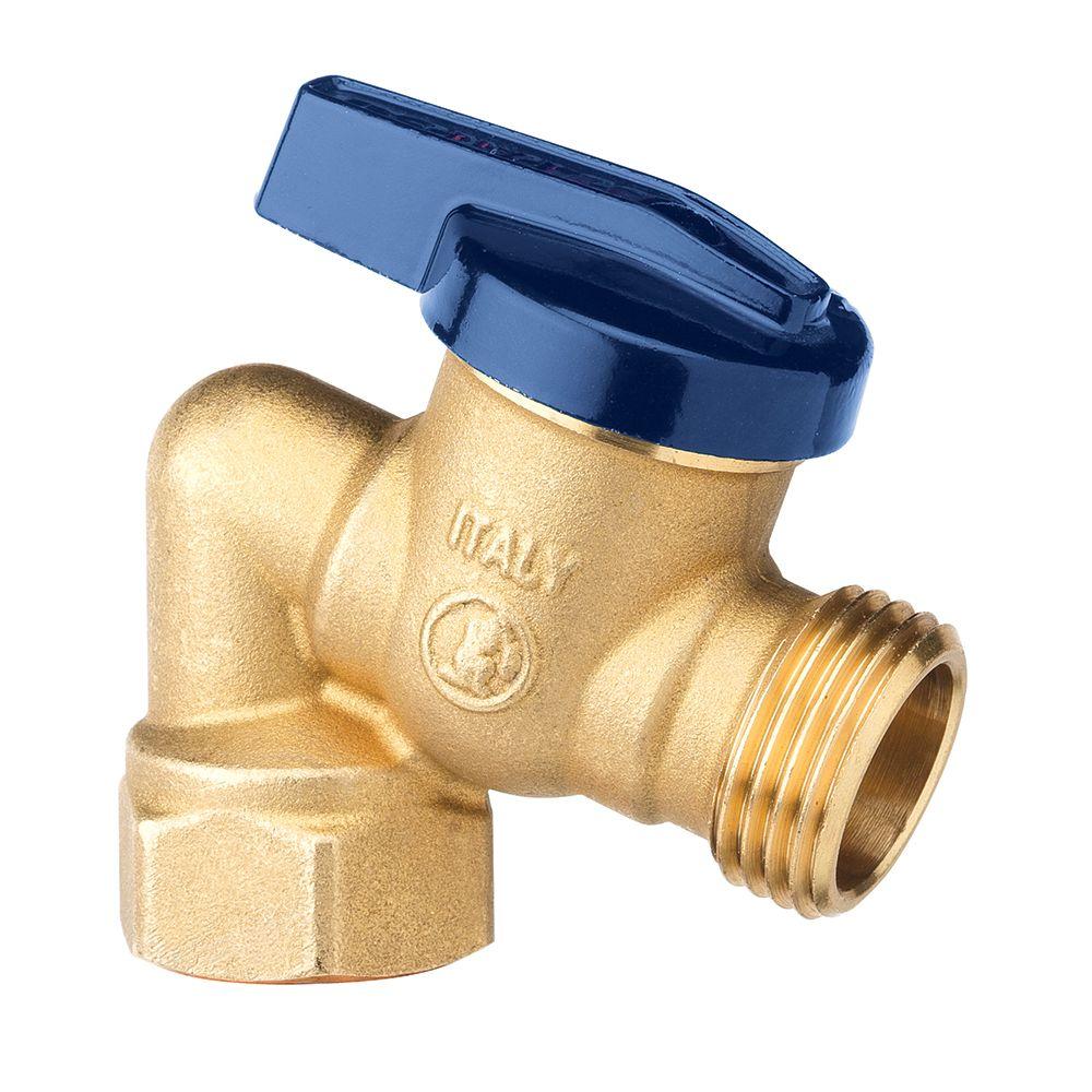 3//4/' Garden Lever Bip Tap Valve with Red Quick Hose Connector