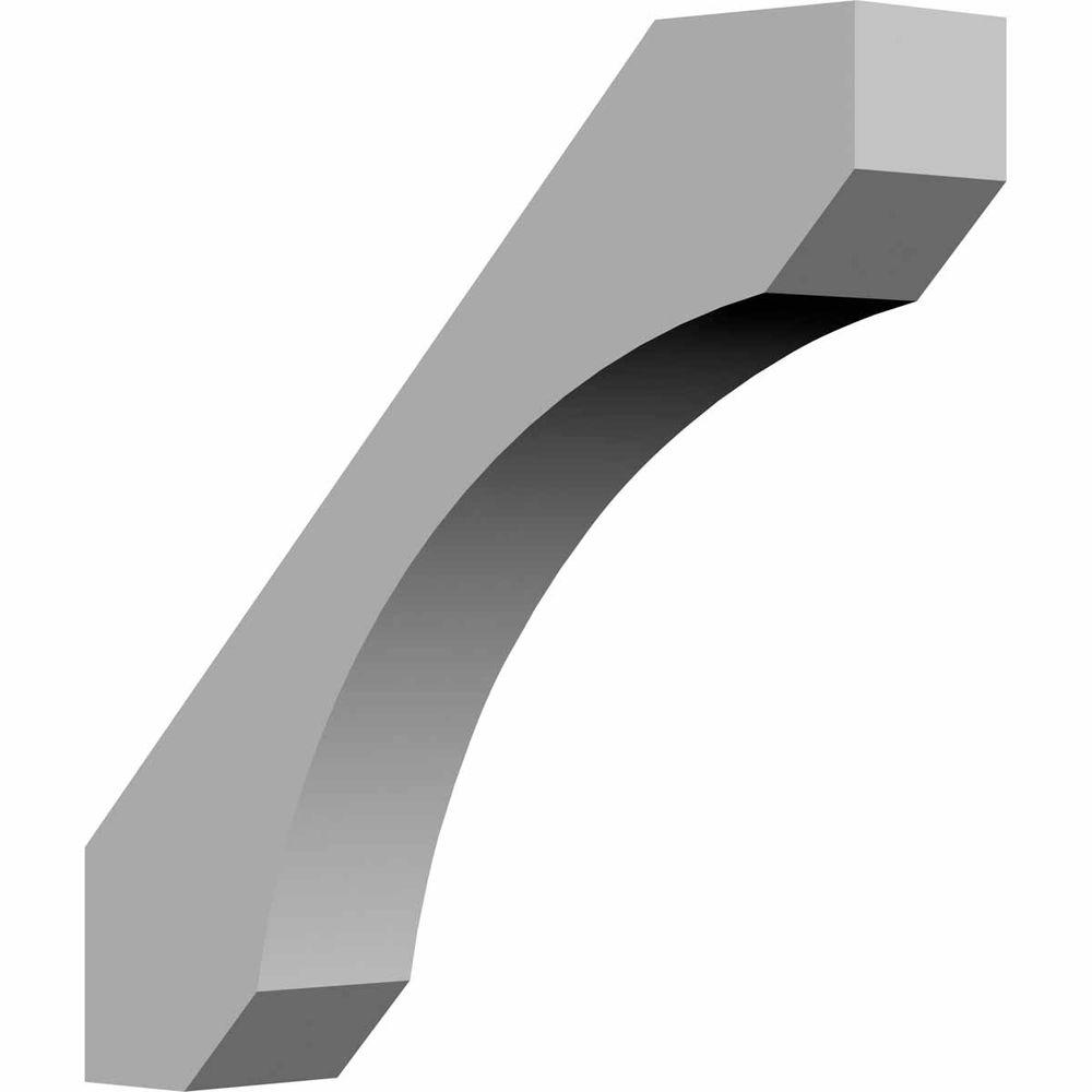 Ekena Millwork 24 in. x 51/2 in. x 24 in. Polyurethane Legacy Bracket