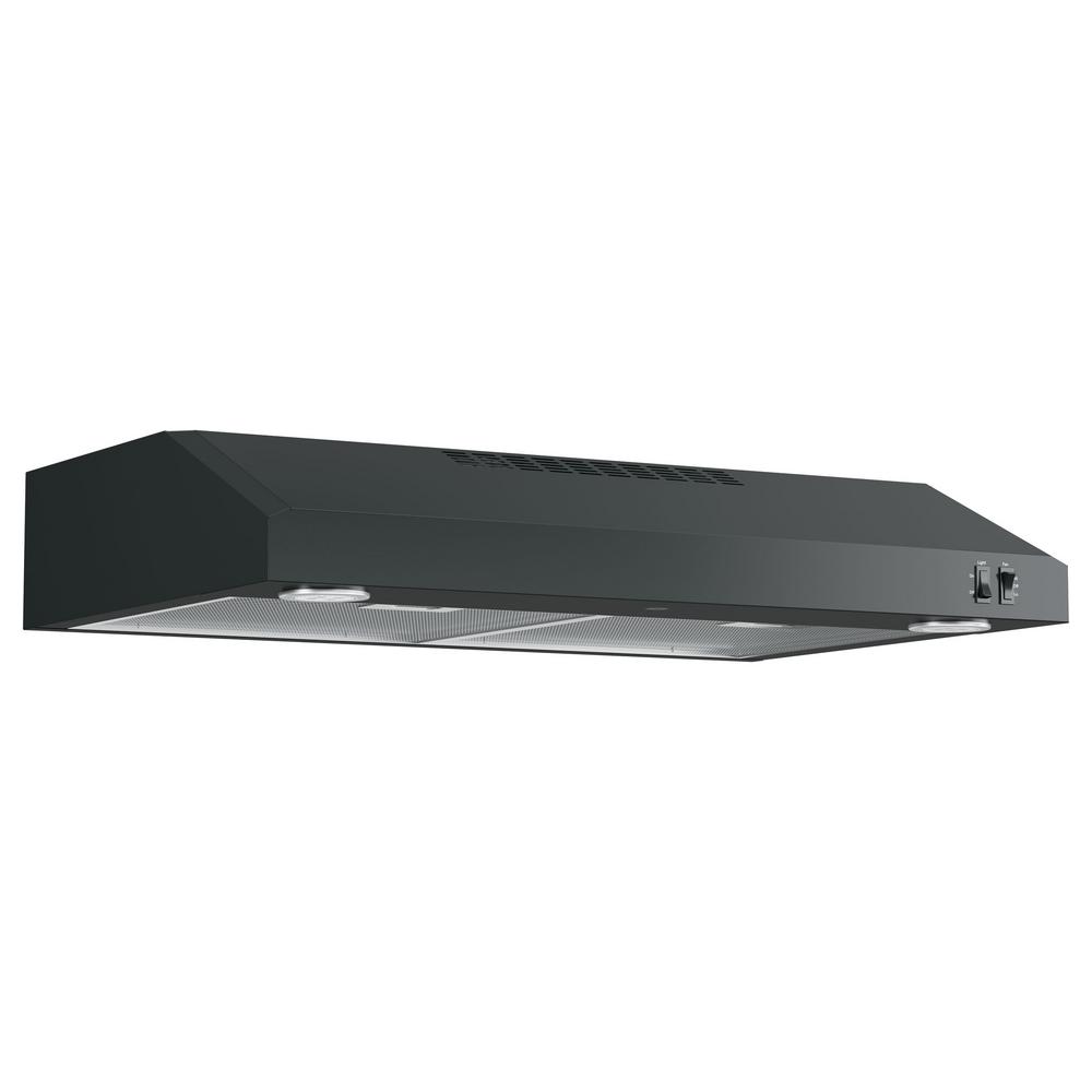 GE 30 in. Over the Range Convertible Range Hood in Black, ENERGY STARJVX5305DJBB The Home Depot