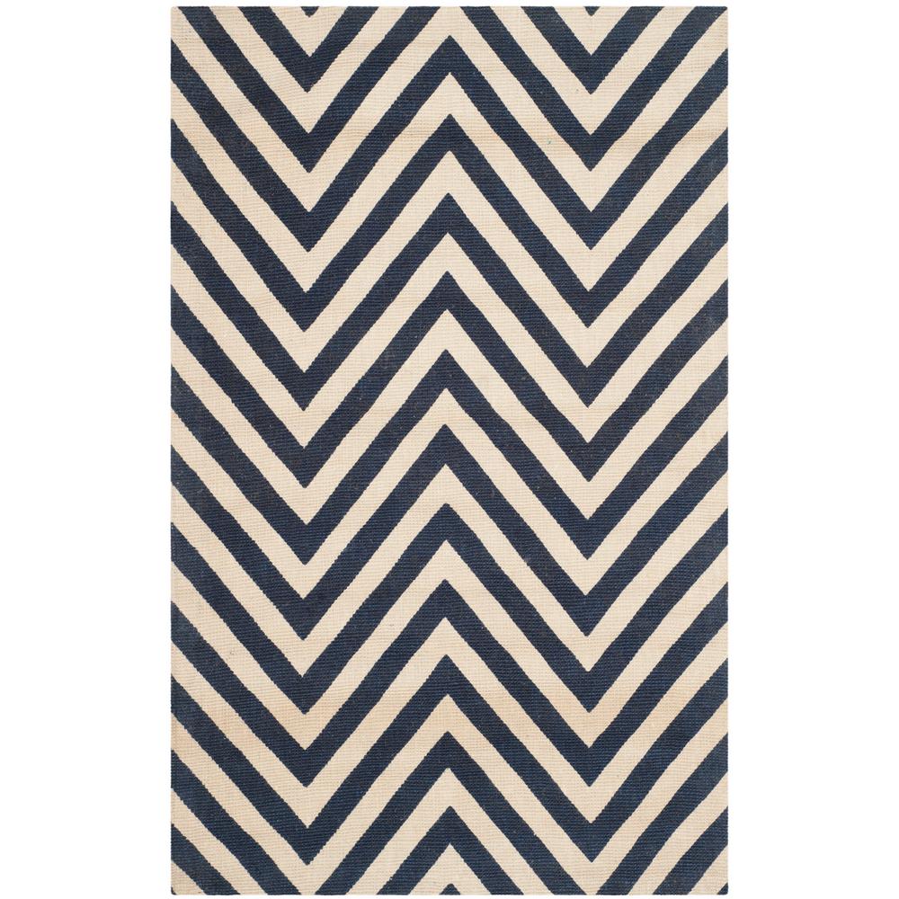 Safavieh Cedar Brook Navy/Silver 7 ft. x 9 ft. Area RugCDR268M7 The Home Depot
