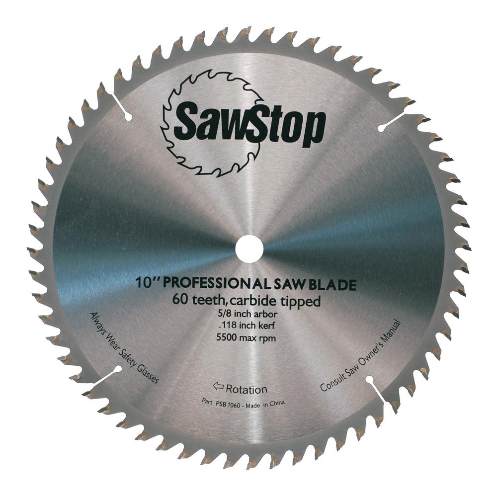 SawStop 60 Tooth Combination Table Saw BladeCB104 184 The Home Depot