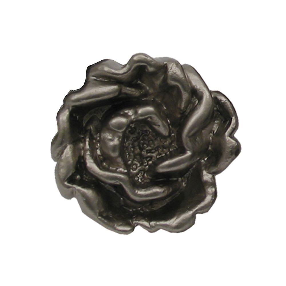 Whitehaus Collection 11/4 in. Satin Nickel Rosette Shaped