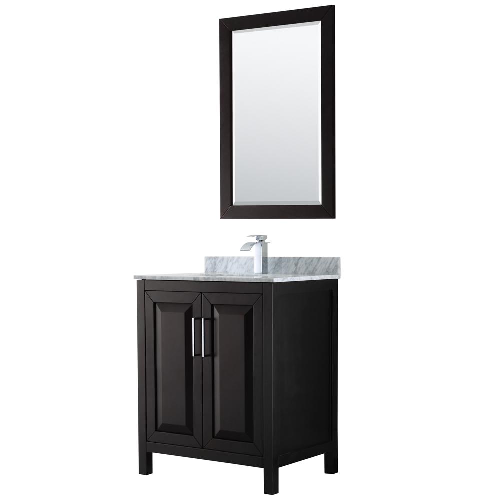 Wyndham Collection Daria 30 in. Single Bathroom Vanity in ...