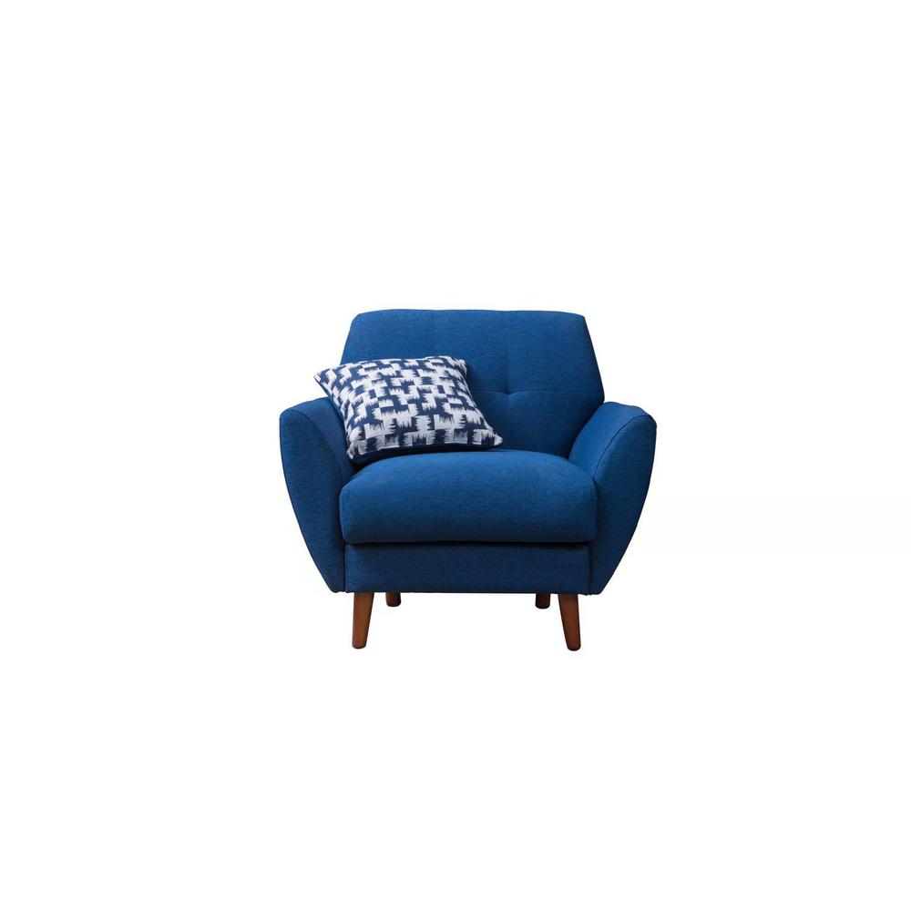 Blue Crawford Burke Chairs Living Room Furniture The