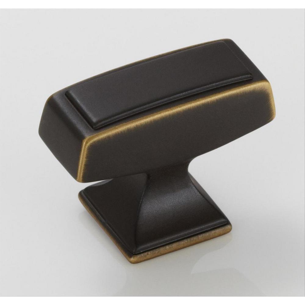 Amerock Blackrock 11/2 in. Oil Rubbed Bronze Square Knob