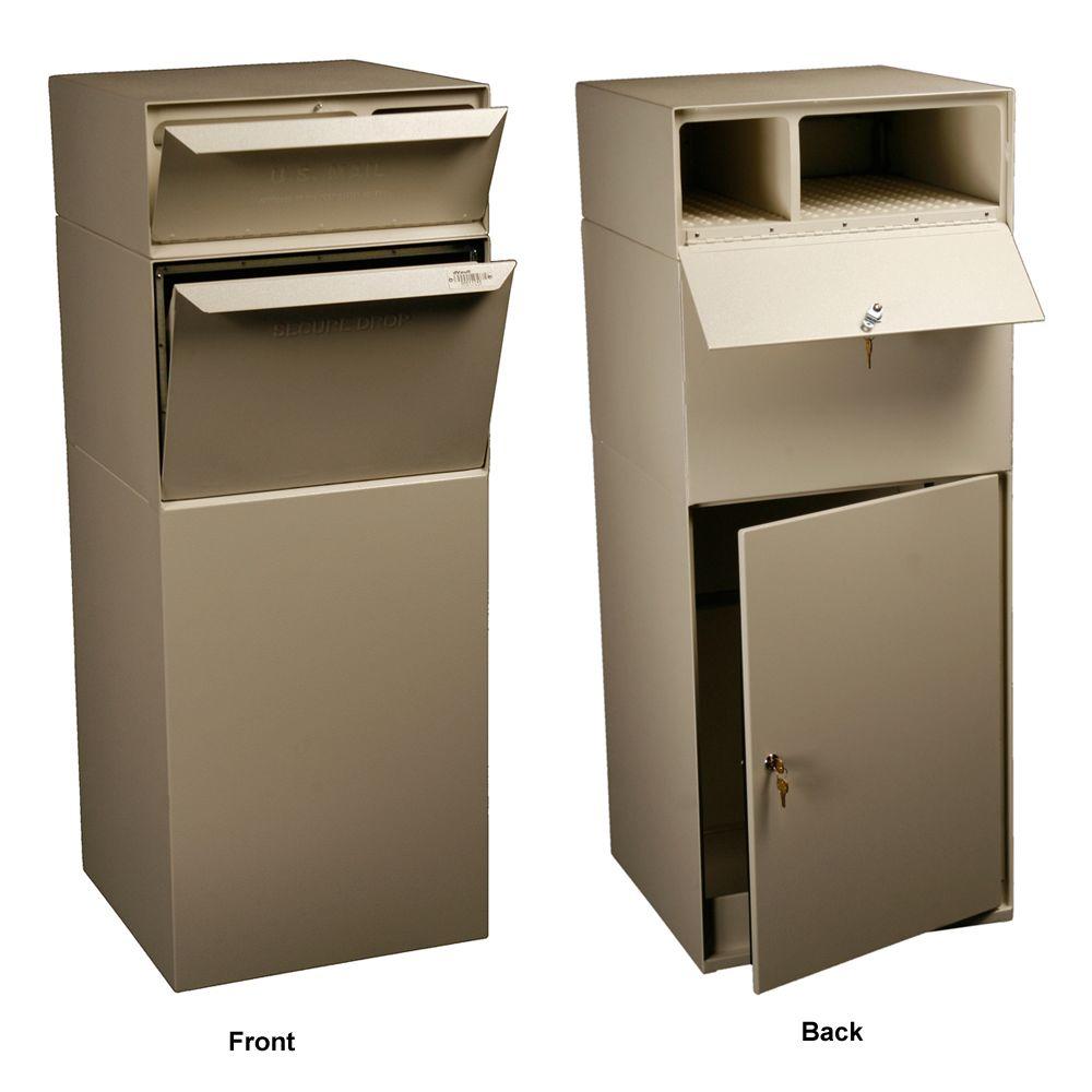 Parcel Drop Bo Residential Mailbo The Home Depot Locking Mailbo Curbside Mail And Package