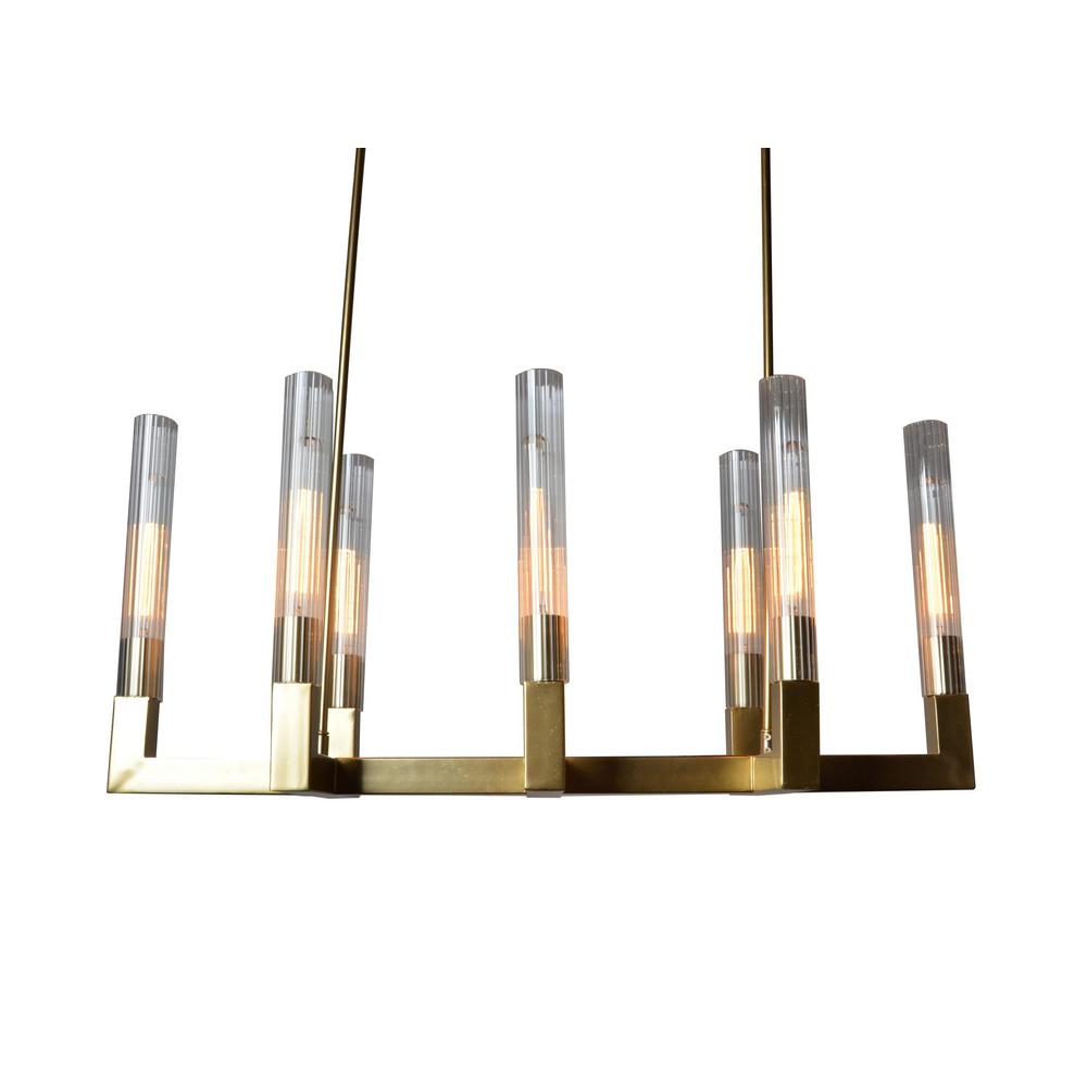 Y Decor 8-Light Gold Chandelier-LZ3313-8 - The Home Depot